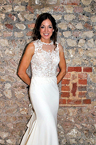 Kate in wedding dress