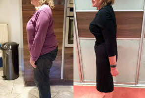 Jo Before and After  personal training